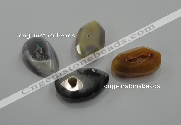 NGP1215 30*45mm - 40*50mm freeform agate gemstone pendants wholesale