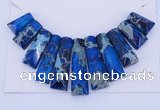 NGP122 Dyed imperial jasper gemstone pendants set jewelry wholesale