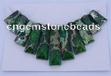 NGP123 Dyed imperial jasper gemstone pendants set jewelry wholesale