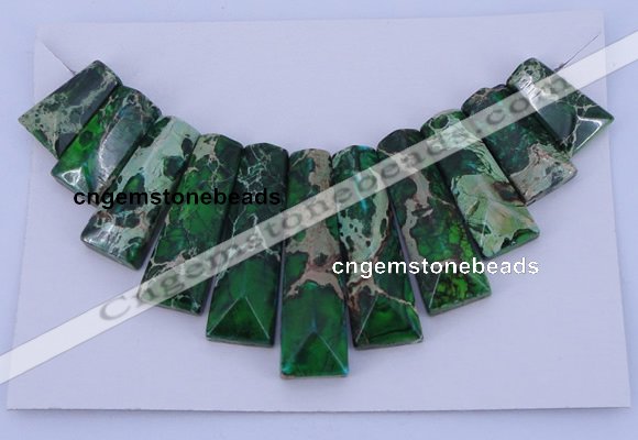 NGP123 Dyed imperial jasper gemstone pendants set jewelry wholesale