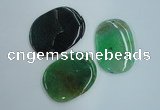 NGP1235 45*60mm - 55*65mm freeform agate gemstone pendants wholesale