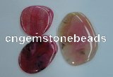 NGP1238 45*50mm - 60*80mm freeform agate gemstone pendants wholesale