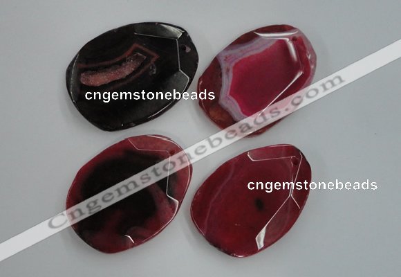NGP1241 40*50mm - 45*55mm freeform agate gemstone pendants wholesale