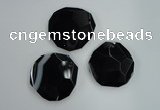 NGP1242 40*50mm - 45*55mm freeform agate gemstone pendants wholesale