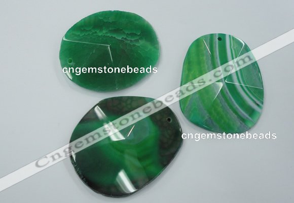NGP1247 40*50mm - 45*55mm freeform agate gemstone pendants wholesale