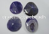 NGP1249 40*50mm - 45*55mm freeform agate gemstone pendants wholesale