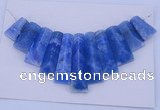 NGP125 Dyed blue lace agate gemstone pendants set jewelry wholesale