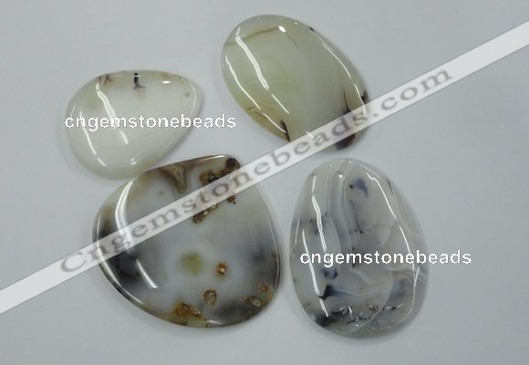 NGP1254 35*45mm - 45*55mm freeform agate gemstone pendants wholesale