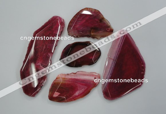 NGP1257 30*40mm - 50*70mm freeform agate gemstone pendants wholesale