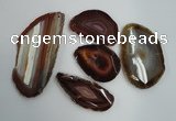 NGP1260 35*45mm - 50*80mm freeform agate gemstone pendants wholesale