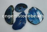 NGP1265 40*55mm - 60*80mm freeform agate gemstone pendants wholesale