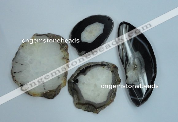 NGP1267 40*55mm - 55*80mm freeform agate gemstone pendants wholesale