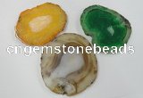NGP1272 60*70mm - 80*90mm freeform agate gemstone pendants wholesale