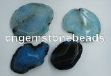 NGP1273 45*55mm - 70*90mm freeform agate gemstone pendants wholesale