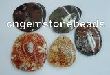 NGP1278 45*55mm - 60*70mm freeform agate gemstone pendants wholesale