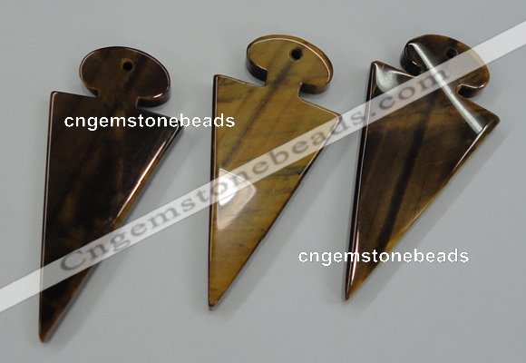 NGP1311 25*60mm – 32*65mm yellow tiger eye pendants wholesale