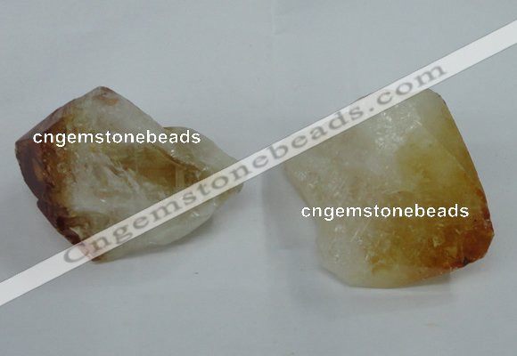 NGP1418 25*35mm - 30*40mm nuggets citrine gemstone pendants