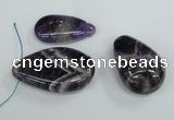 NGP1460 22*38mm - 30*50mm freeform amethyst gemstone pendants