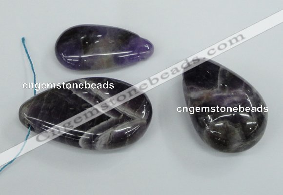 NGP1460 22*38mm - 30*50mm freeform amethyst gemstone pendants