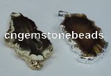 NGP1474 30*40mm - 40*50mm freeform agate gemstone pendants