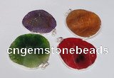 NGP1539 45*55mm - 50*60mm freeform agate gemstone pendants