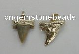 NGP1578 20*22mm - 20*25mm shark teeth pendants wholesale