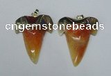 NGP1587 32*42mm - 35*45mm agate gemstone pendants