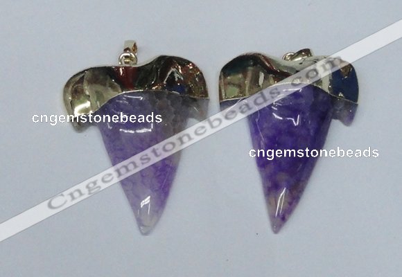 NGP1589 32*42mm - 35*45mm agate gemstone pendants