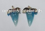 NGP1590 32*42mm - 35*45mm agate gemstone pendants