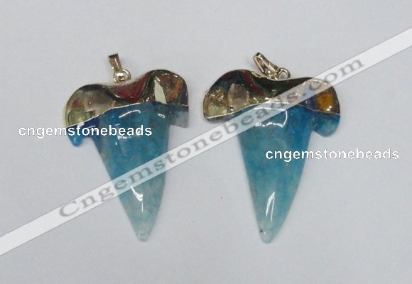 NGP1590 32*42mm - 35*45mm agate gemstone pendants