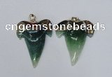 NGP1591 32*42mm - 35*45mm agate gemstone pendants