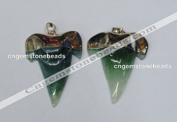 NGP1591 32*42mm - 35*45mm agate gemstone pendants