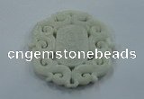 NGP1603 71*71mm Carved natural hetian jade pendants wholesale