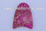 NGP164 2pcs 30*42mm fashion dyed imperial jasper gemstone pendants