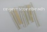 NGP1760 6*55mm - 8*80mm sticks white crystal beads pendants