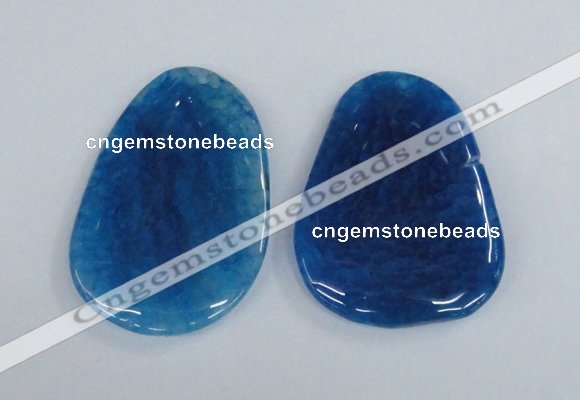 NGP1867 40*52mm - 40*58mm freeform agate gemstone pendants