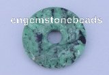 NGP219 5*30mm fashion african turquoise gemstone donut pendant