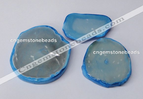 NGP2315 35*45mm - 55*65mm freeform agate gemstone pendants