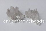 NGP2331 30*35mm - 35*40mm nuggets druzy quartz pendants