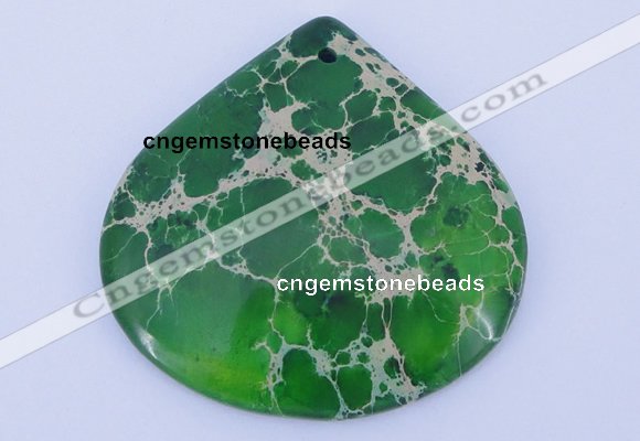 NGP234 30*30mm fashion dyed imperial jasper gemstone pendants