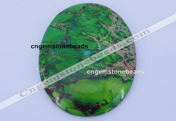 NGP235 40*50mm fashion dyed imperial jasper gemstone pendants