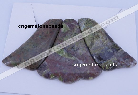 NGP24 Green rain forest stone pendants set jewelry wholesale