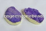 NGP2471 45*55mm - 50*65mm freeform druzy agate pendants wholesale