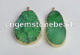 NGP2474 45*55mm - 50*65mm freeform druzy agate pendants wholesale