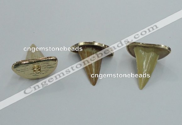 NGP2499 18*20mm - 22*25mm shark teeth pendants wholesale