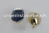 NGP2556 25*35mm - 30*40mm freeform druzy agate gemstone pendants