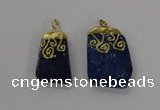 NGP2625 25*35mm - 35*45mm freeform lapis lazuli gemstone pendants