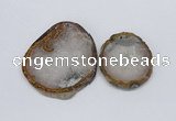 NGP2710 45*50mm - 55*75mm freeform druzy agate pendants