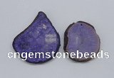 NGP2712 45*50mm - 55*75mm freeform druzy agate pendants