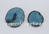 NGP2714 45*50mm - 55*75mm freeform druzy agate pendants